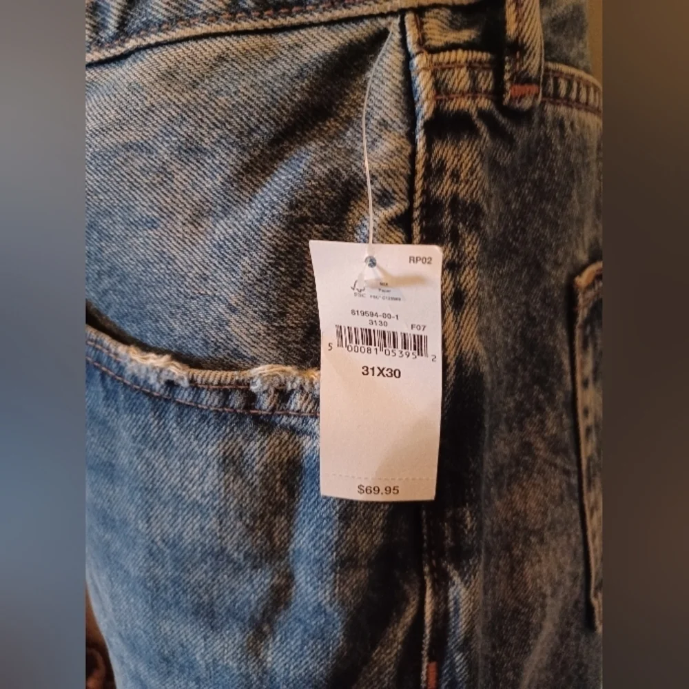 Gap 90s Button Fly Original Straight Leg Blue Denim Jeans